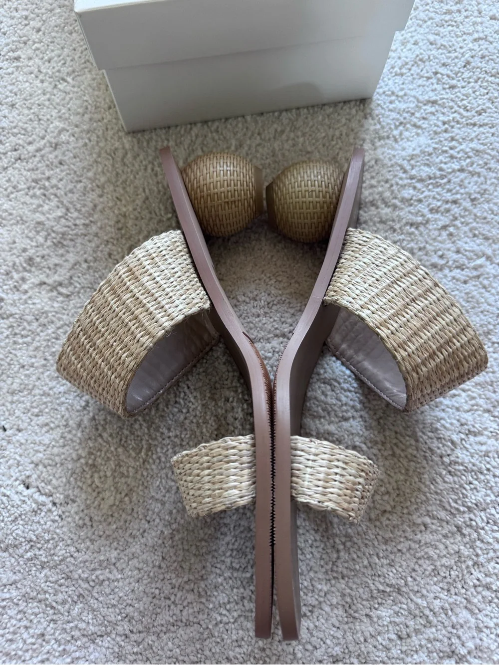Lulus Vinessa Light Natural High Heel Slide Sandals